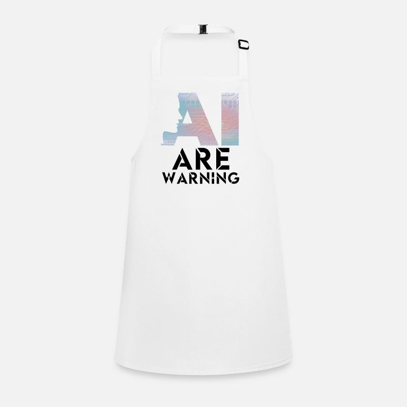 AI alert Caution artificial intelligence Children's Apron