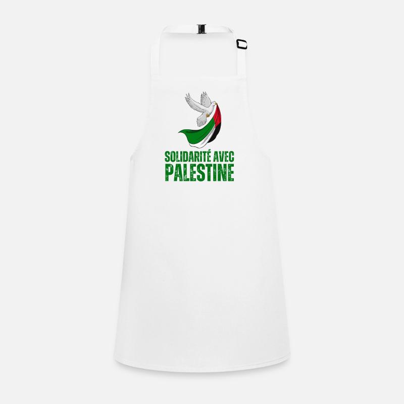 Solidarité avec Gaza Palestine Tablier Enfant