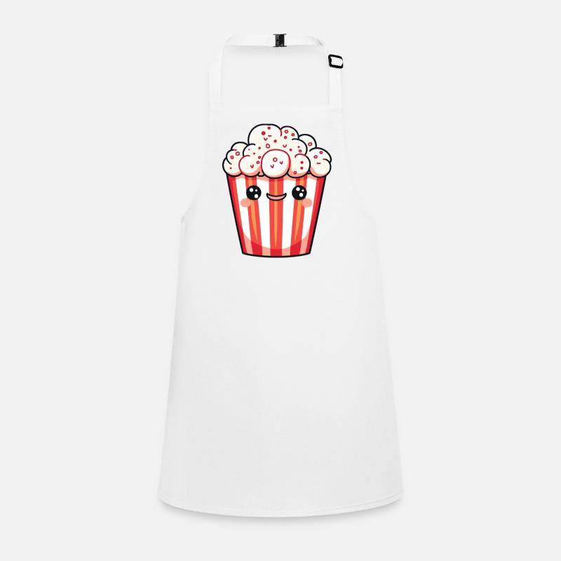 Popcorn Cartoon Style Children's Apron
