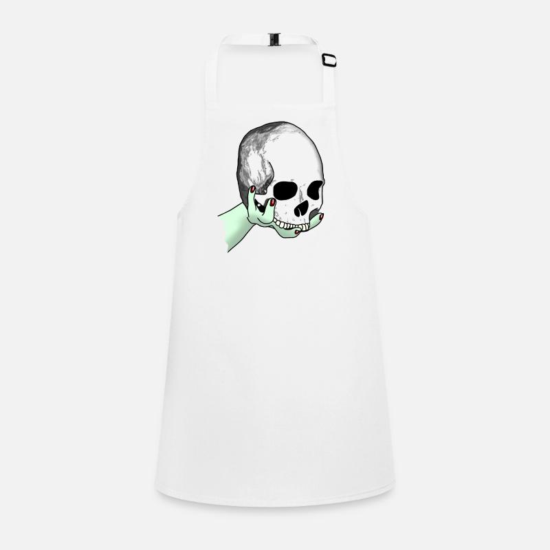 Skull is presented Children's Apron