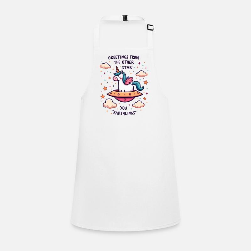 Unicorn from space Children's Apron