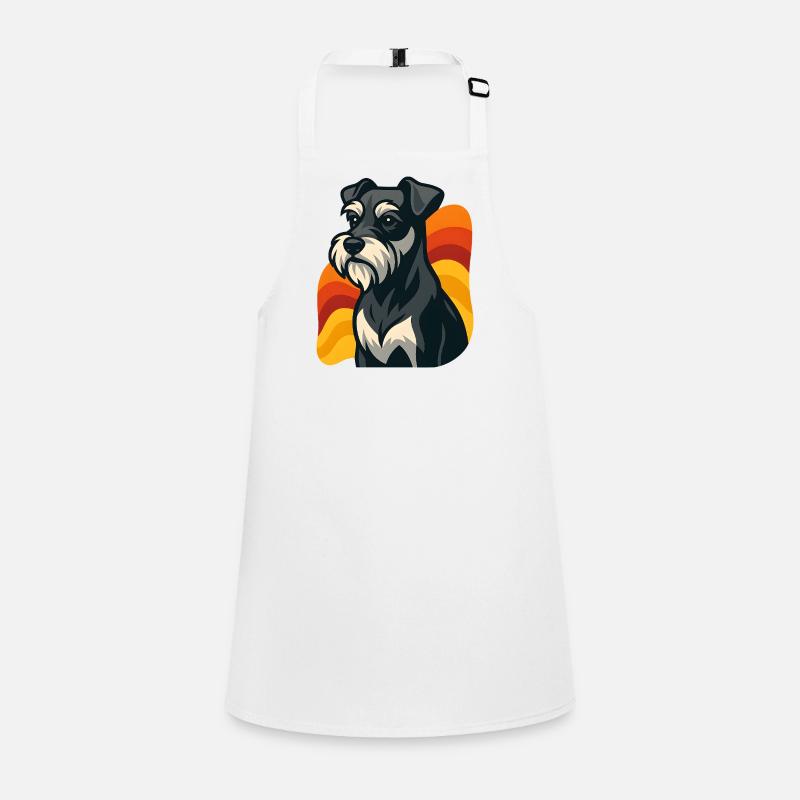 Miniature Schnauzer Dog at Sunset Children's Apron