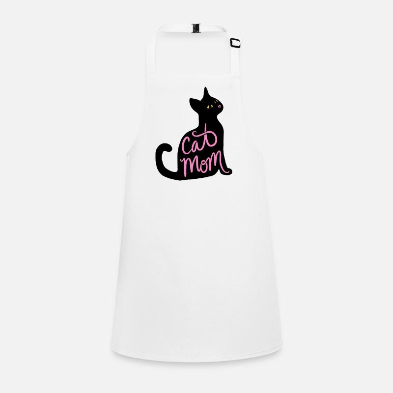 Script néon de Cat Mom Tablier Enfant