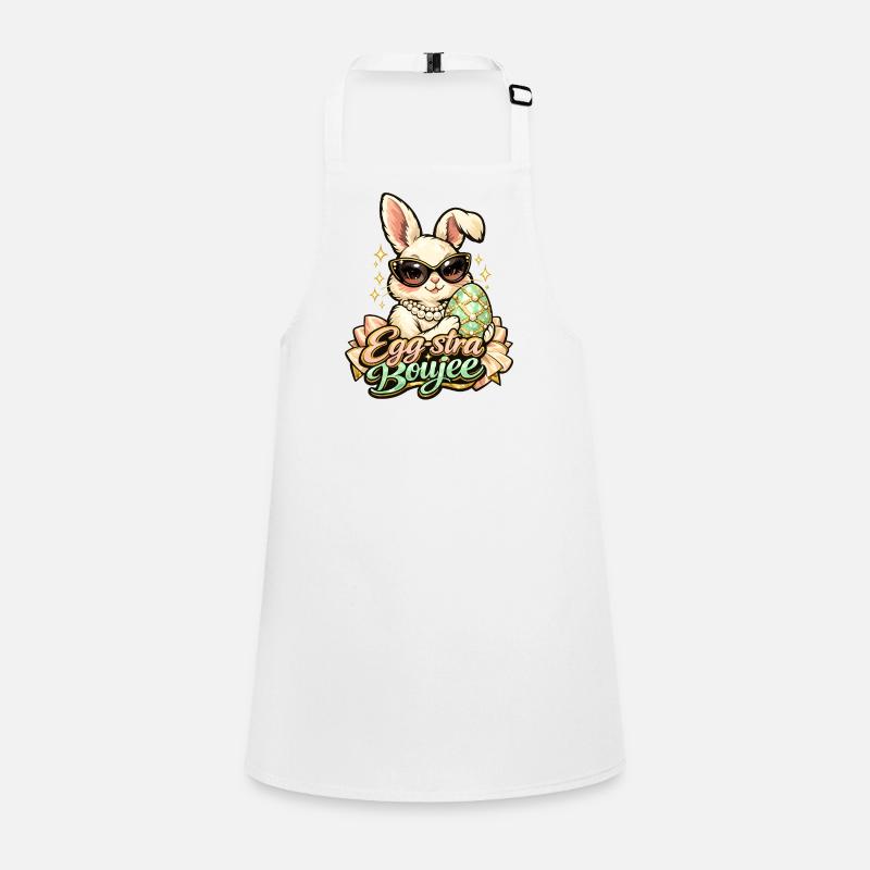 Egg-stra Boujee Easter Bunny Easter Children's Apron