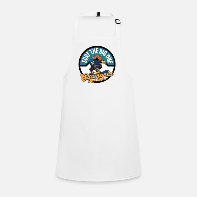 Surf the big one Chamonix Mont Blanc Children's Apron