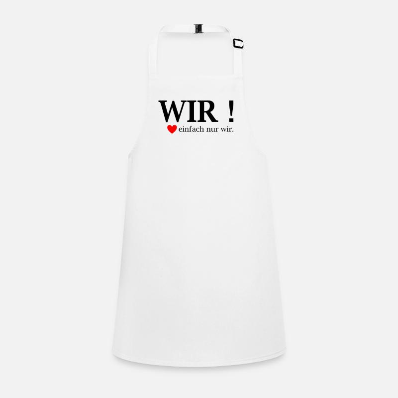 WE! Just us heart Children's Apron