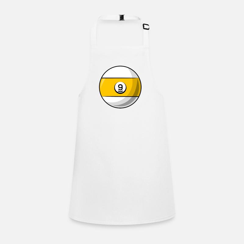 Boule de billard 9 jaune Billard neuf Tablier Enfant