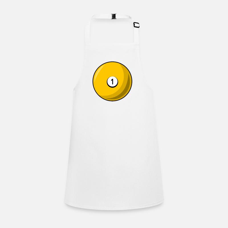 Boule de billard 1 jaune Billard un Tablier Enfant