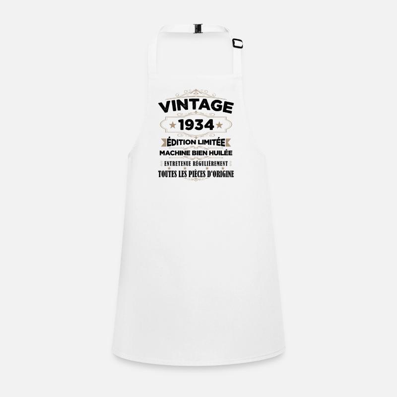 Vintage 1934 Edition Limitée Tablier Enfant