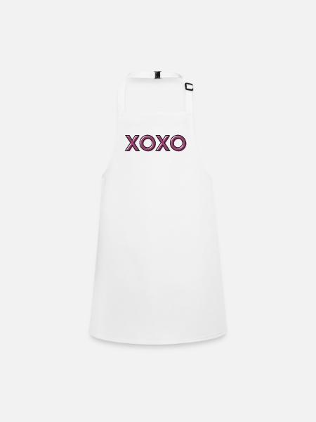 xoxo - Tablier Enfant - blanc - Devant