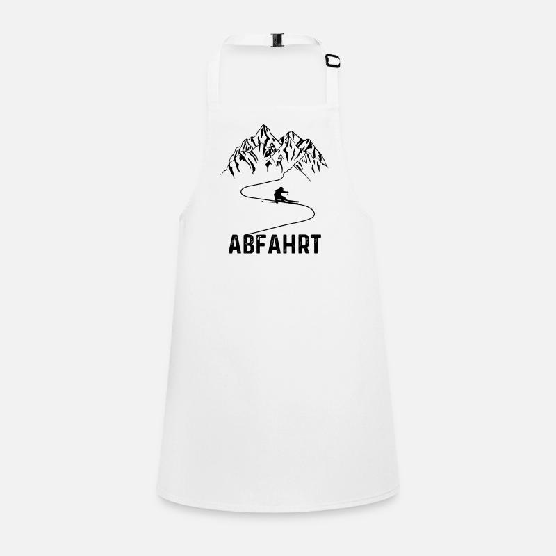 Abfahrt. - Schürze für Kinder