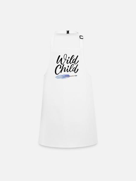 Wild Child - Schürze für Kinder - Weiß - Vorne