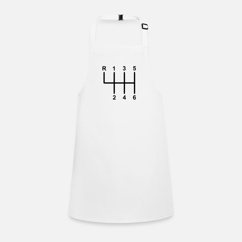 Gear switch car Children's Apron