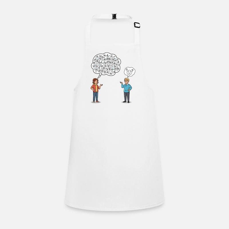 Sign language: misunderstandings included! Children's Apron