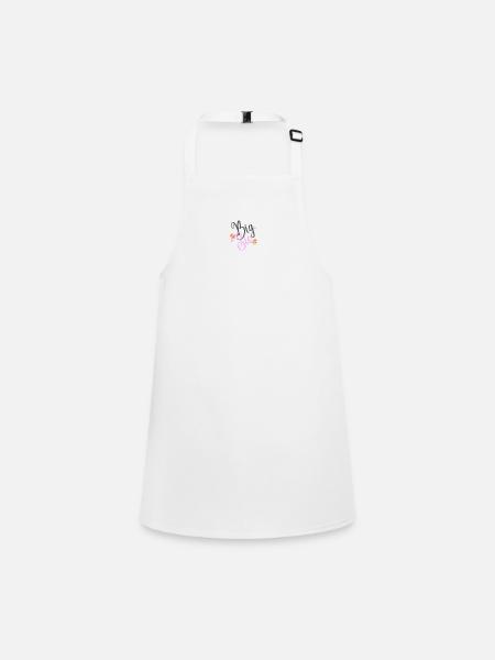 big sis - Children's Apron - white - Front