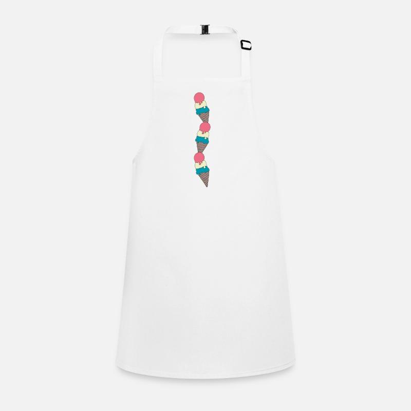 Eiscreme Muster in Pastellfarben Children's Apron