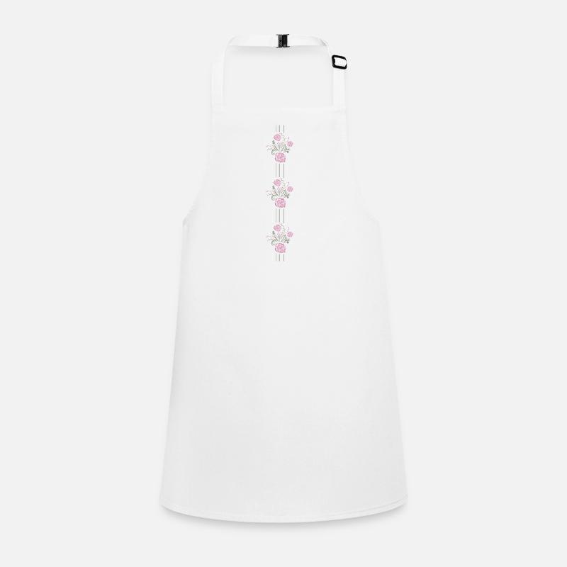 Border with stylized roses Children's Apron