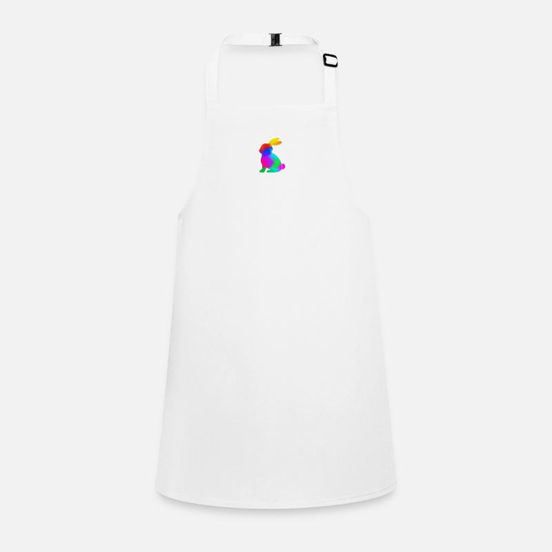 colorful rabbit Children's Apron
