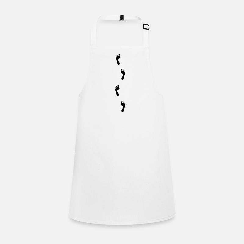 Empreintes de pas Tablier Enfant