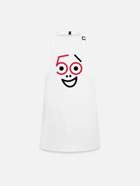 50 ans et toujours frais! - Tablier Enfant - blanc - Devant