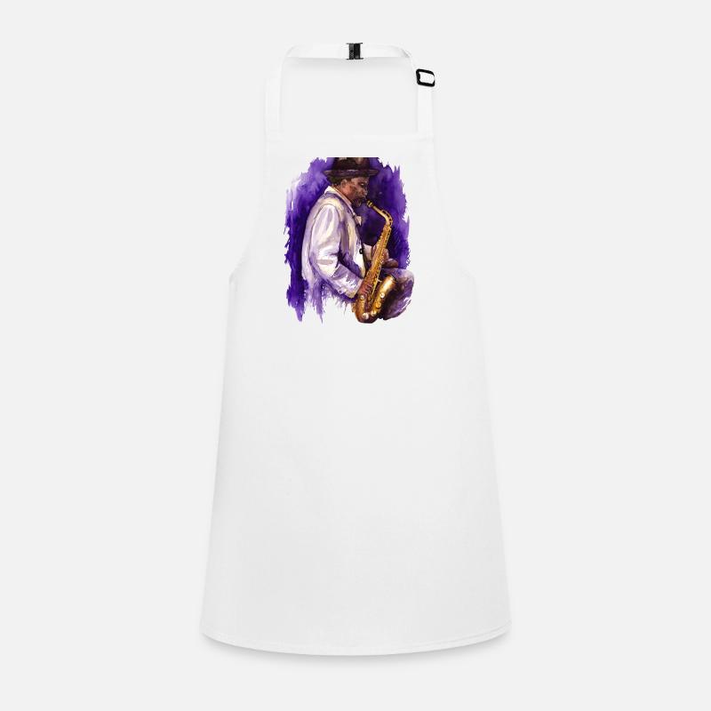 Saxophon Schürze für Kinder