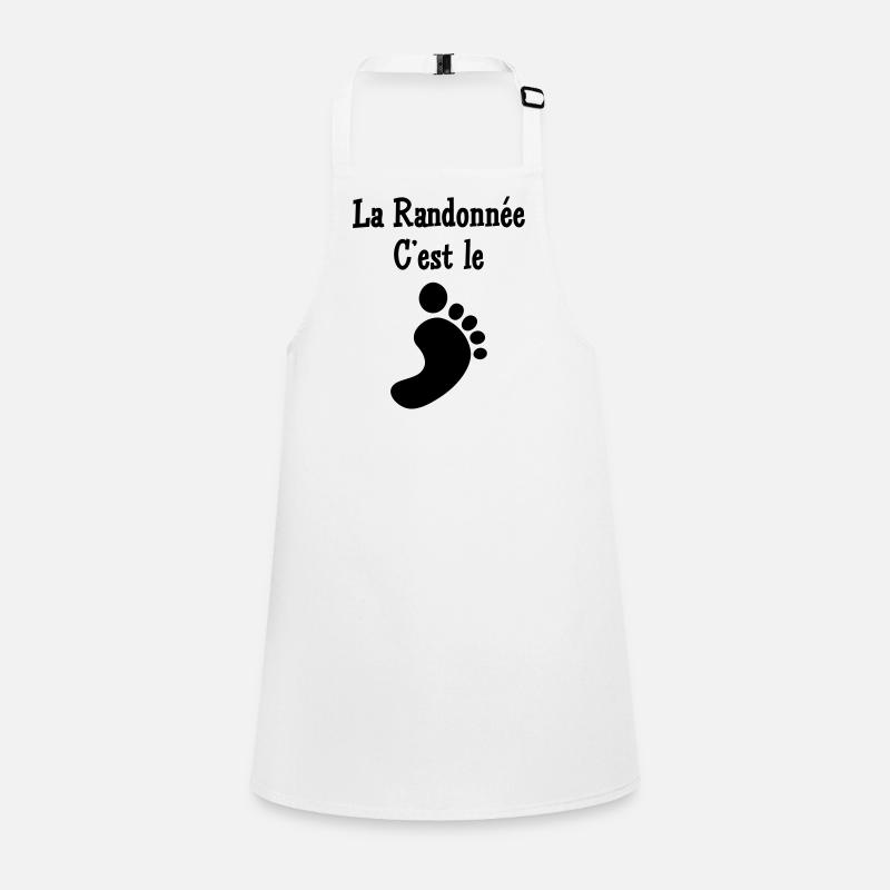 La Randonnée c'est le pied ! Tablier Enfant