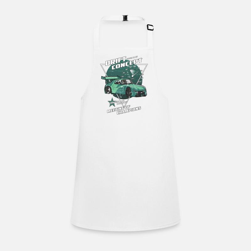 Drift Car Children's Apron