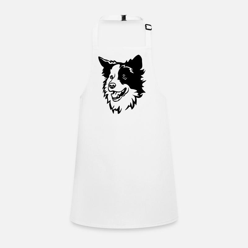 Border Collie Head Children's Apron
