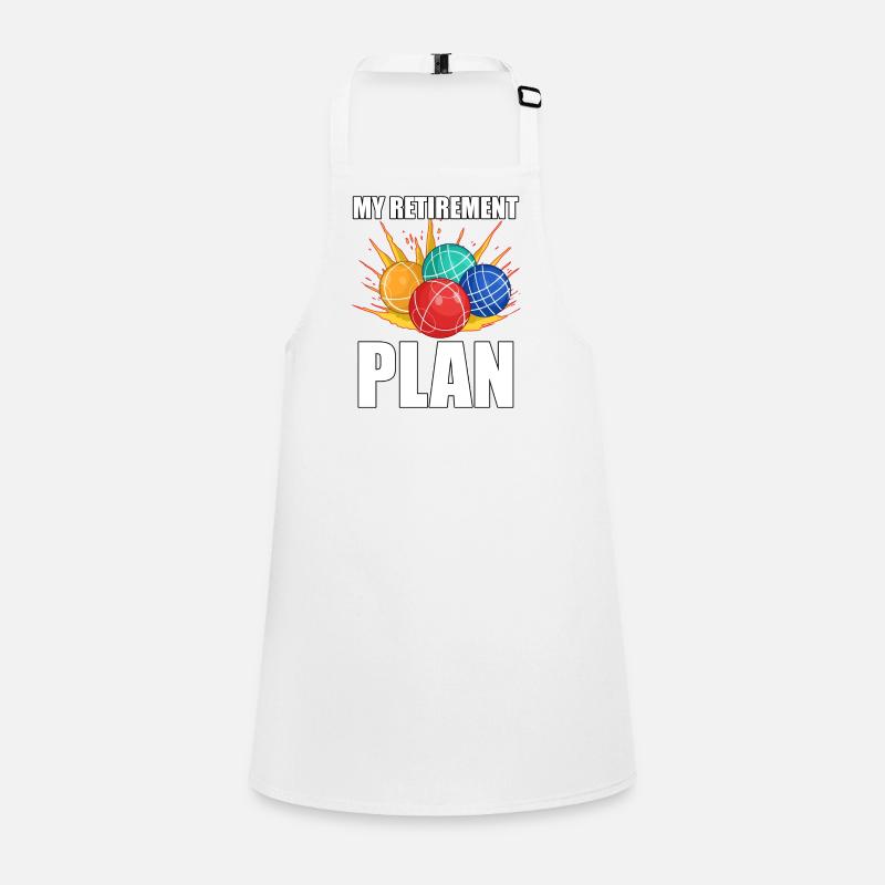 Bocce Bocci Bunte Bälle Spieler I Geschenk Schürze für Kinder