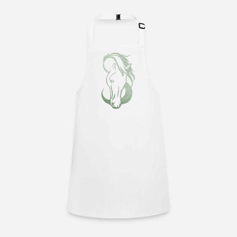 silhouette Cheval amour infini  Tablier Enfant