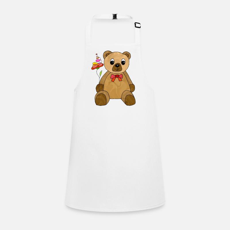 Teddybär Schürze für Kinder
