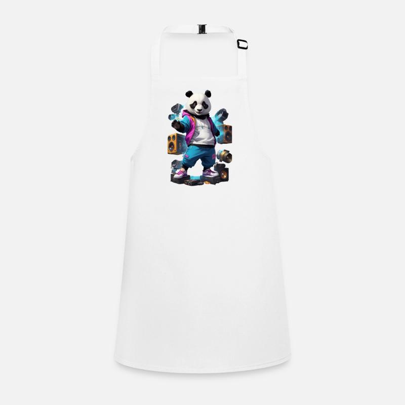 Breakdance Panda Children's Apron