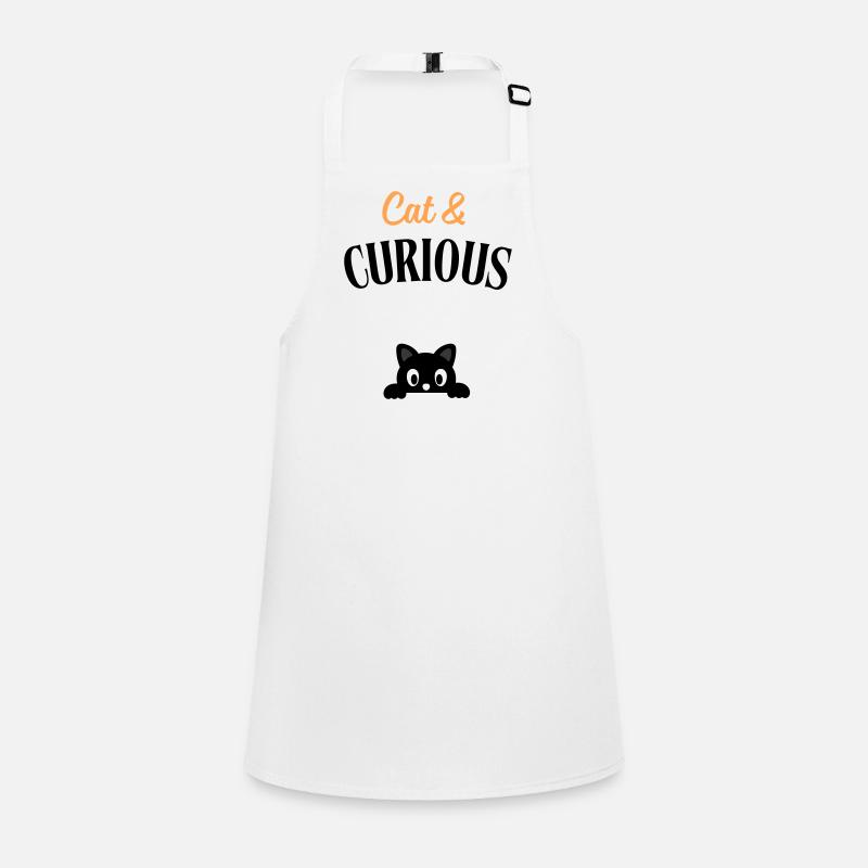 Cat and curious Children's Apron