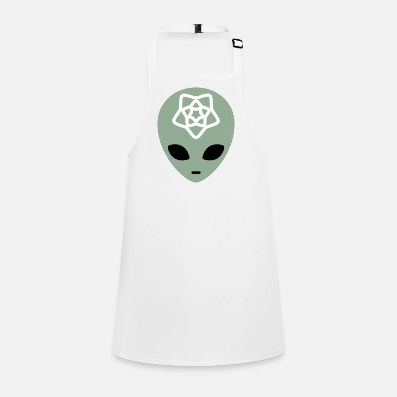 Geometric Alien Mindscape Children's Apron