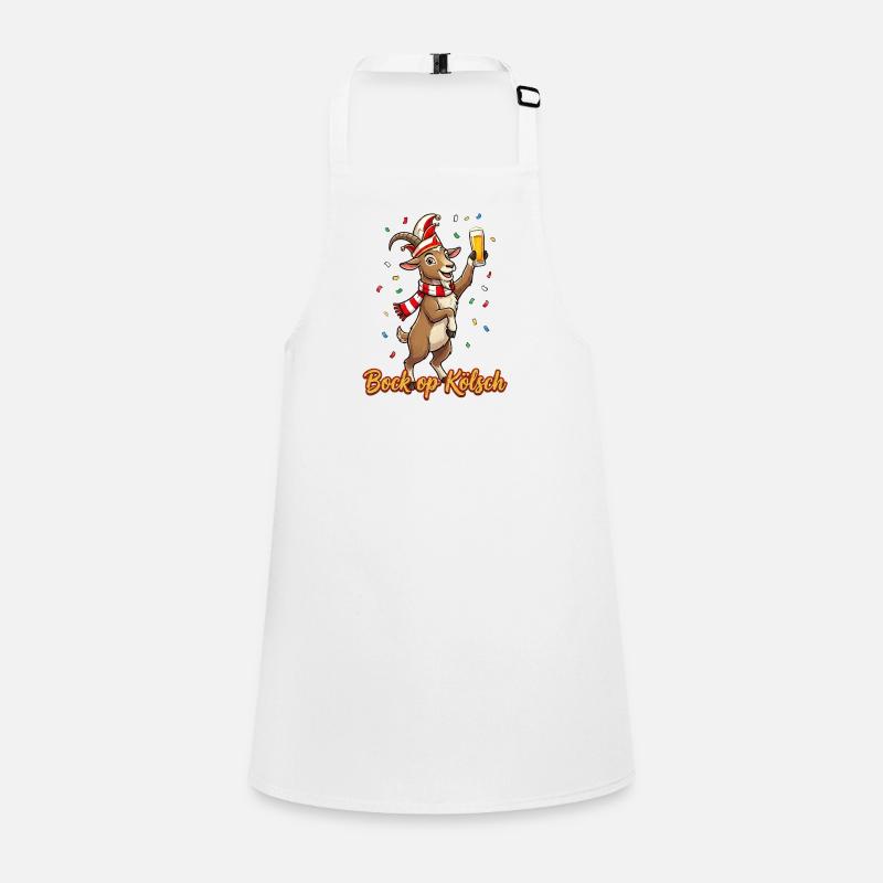 Bock op Kölsch - Carnaval de Cologne Ziegenbock Tablier Enfant