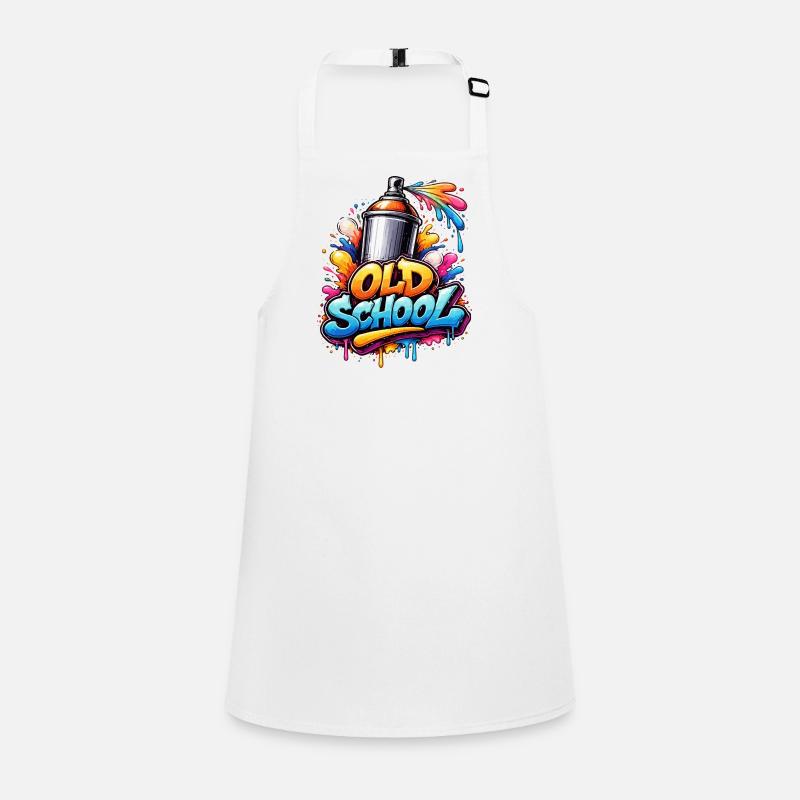 Old School Graffiti Spray Burst Schürze für Kinder