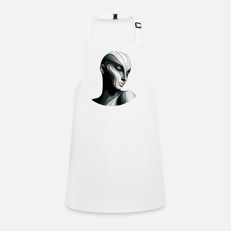 Geometric mask art Children's Apron