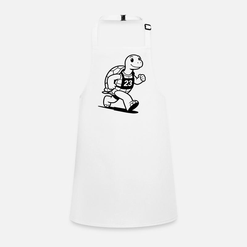 turtle marathon Children's Apron