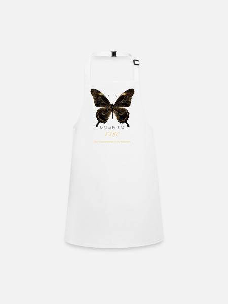 Born to Rise Butterfly Transformation - Children's Apron - white - Front