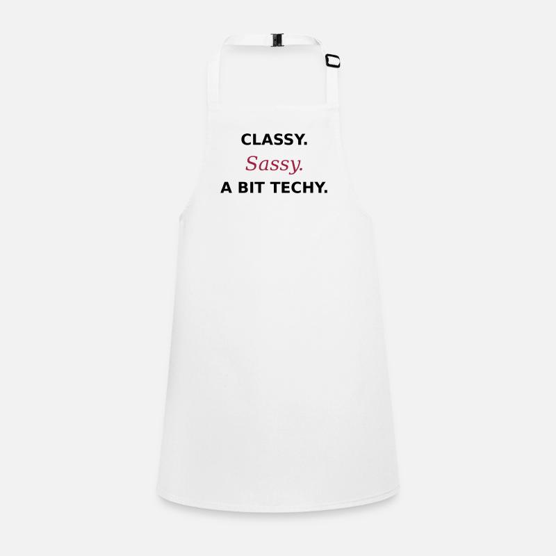 Classy Sassy Techy - Déclaration Femmes dans la Tech Tablier Enfant