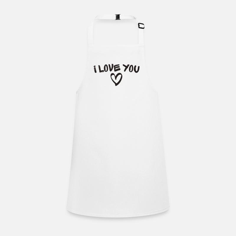 i love you Schürze für Kinder