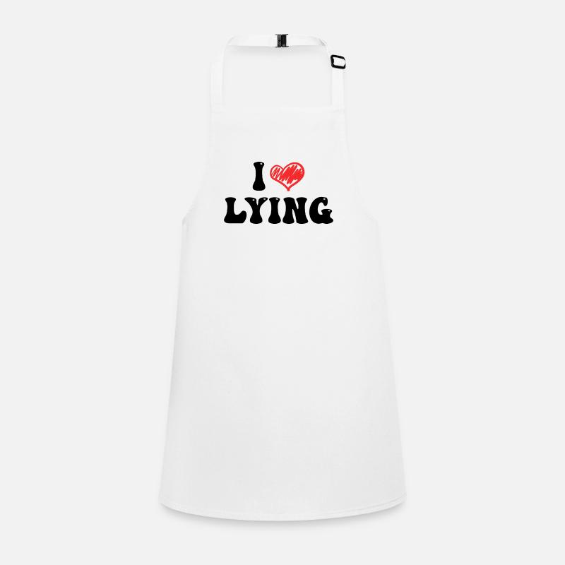 I Love Lying Children's Apron