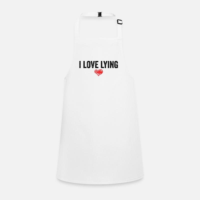 I Love Lying Children's Apron