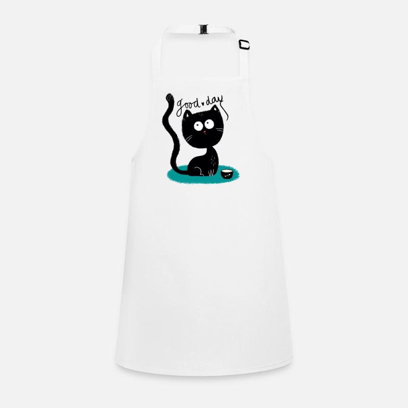 Little Black Kitten Children's Apron