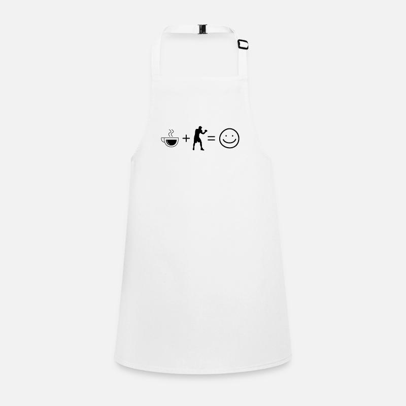 Coffee Smile Face and Boxes - Children's Apron