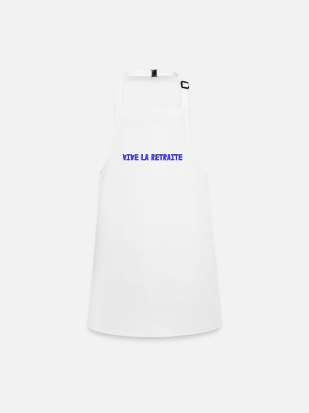 RETIREMENT. HAPPY RETIREMENT. HAPPY RETIREMENT. HEART - Children's Apron - white - Front