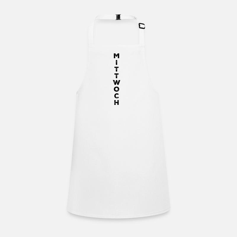 Mercredi - noir Tablier Enfant