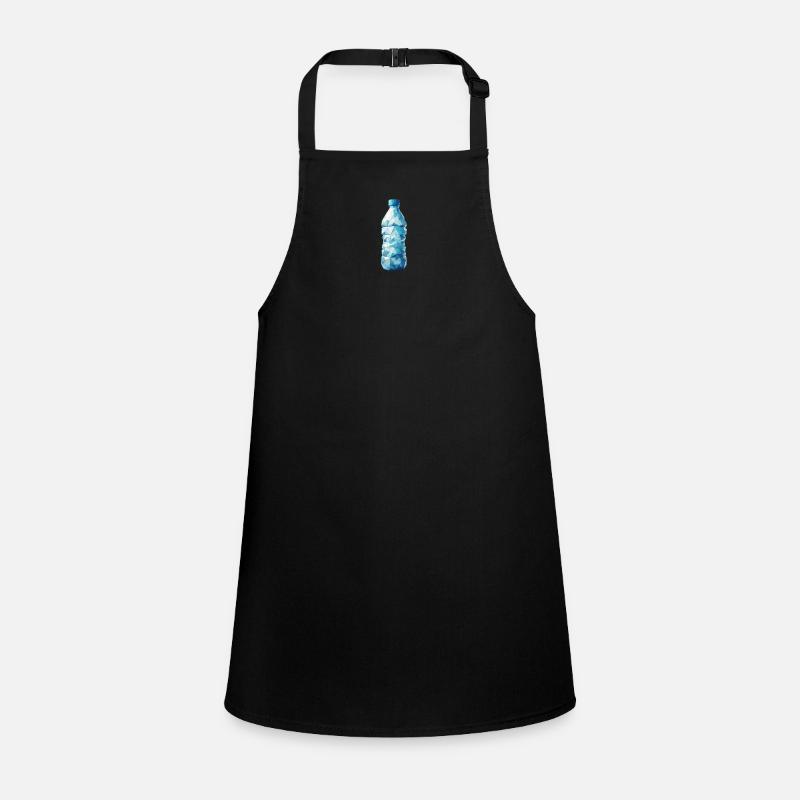 Water Bottle Polygon Children's Apron