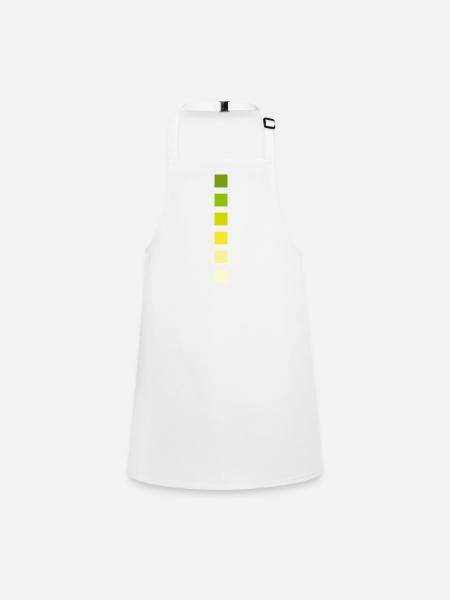 Stripe Colors - Children's Apron - white - Front