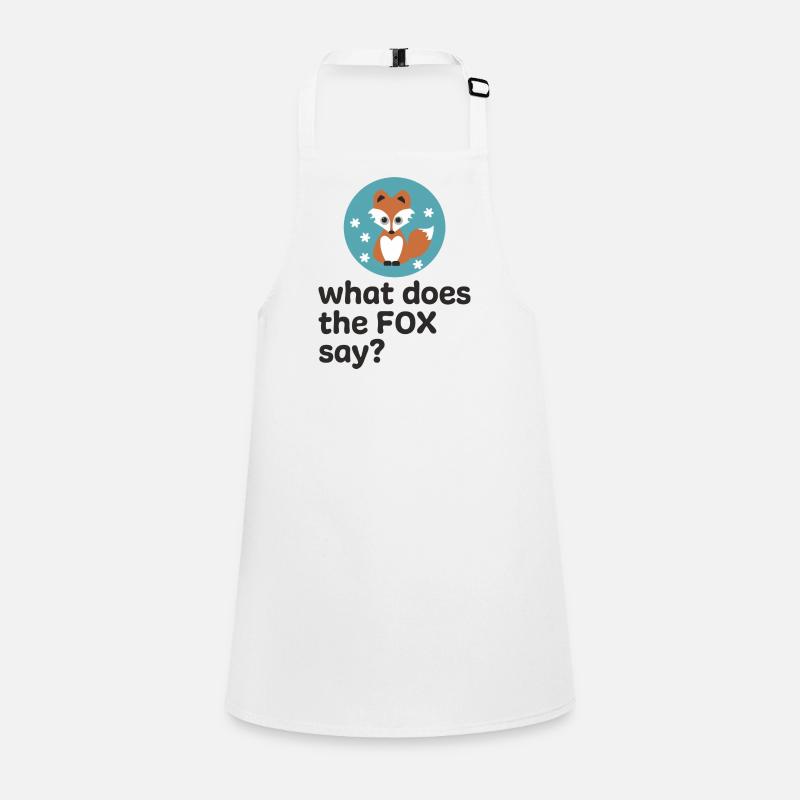 funny fox Children's Apron